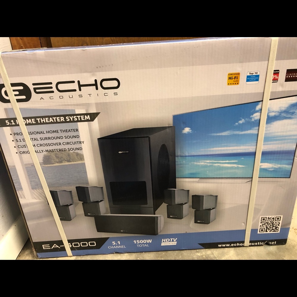Echo acoustics home theater